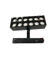 "MG 12W Adjustable Magnetic Grille Light | Flexible Directional Track Lighting with Aluminum Body